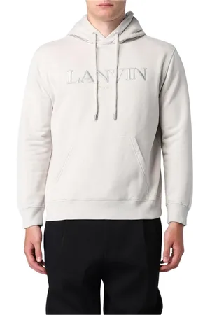 Lanvin Bluzy, Mężczyzna, Szary, L, Bluza z kapturem szara bluza męska