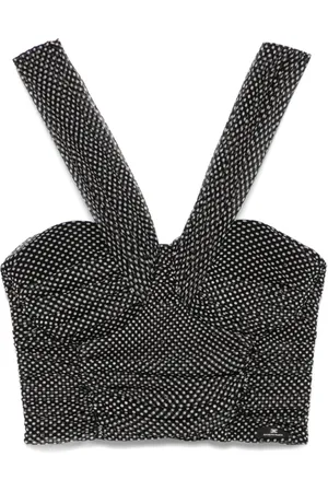 Elisabetta Franchi Koszulki, Kobieta, Czarny, S, Elegancki Top z Wyjątkowym Stylem
