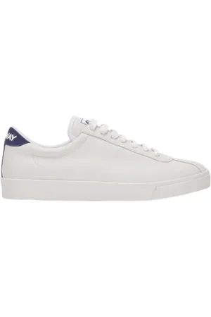 K-Way Buty, Kobieta, Biały, 40 EU, Podstawowe Sneakersy z Okrągłym Nosem