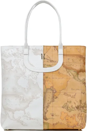 ALVIERO MARTINI 1A CLASSE Torebki, Kobieta, Beżowy, ONE SIZE, Torba Damska z Mapą, Elegancka i Praktyczna