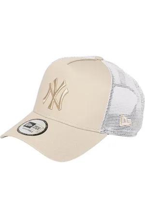 New Era Akcesoria, Mężczyzna, Beżowy, ONE SIZE, NY Yankees Trucker Hat