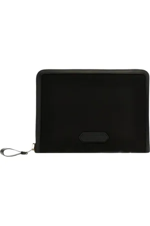 Tom Ford Torebki, Mężczyzna, Czarny, ONE SIZE, Nylon, Klasyczna Czarna Teczka