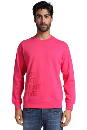 DEPARTMENT FIVE Bluzy, Mężczyzna, Fioletowy, L, Bluza z nadrukiem