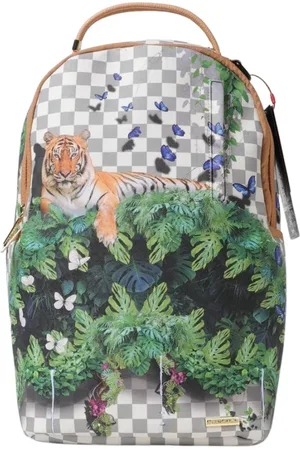 Sprayground Torebki, Mężczyzna, Wielobarwność, ONE SIZE, Kolorowy Plecak Tiger Garden