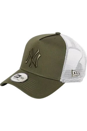 New Era Akcesoria, Mężczyzna, Zielony, ONE SIZE, NY Yankees Trucker Czapka Zielona