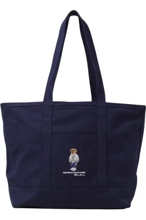 Ralph Lauren Torebki, Mężczyzna, Niebieski, ONE SIZE, Niebieska Torba na ramię z płótna