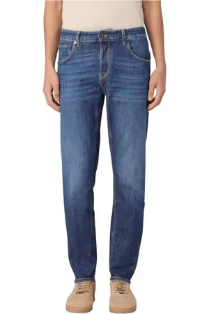 PT Torino Jeansy, Mężczyzna, Niebieski, W38, Denim, Klasyczne Jeansyy