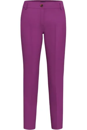 MARELLA Spodnie, Kobieta, Fioletowy, XS, Spodnie chino z niskim stanem Colle