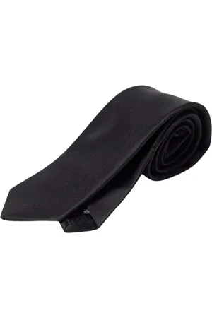 Manuel Ritz Akcesoria, Mężczyzna, Czarny, ONE SIZE, Elegancki Czarny Krawat Solidny Design