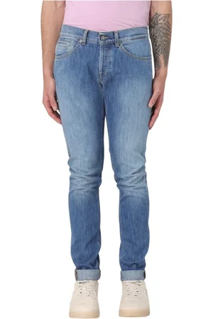 Dondup Jeansy, Mężczyzna, Niebieski, W31, Slim Fit Jeansy