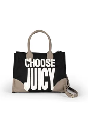 Juicy Couture Torebki, Kobieta, Czarny, ONE SIZE, Iris Plastisol M. Shoppin Cotton Combo