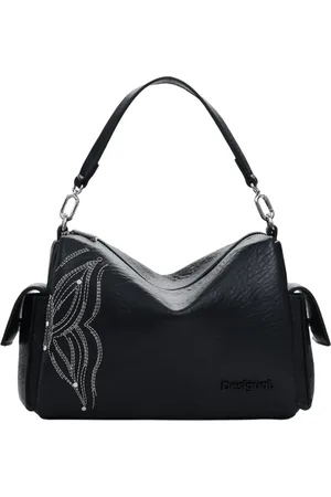 Desigual Torebki, Kobieta, Czarny, ONE SIZE, Elegancka Średnia Torba Damska