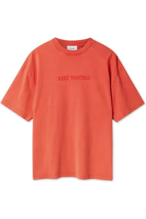 Axel Arigato Koszulki, Mężczyzna, Czerwony, M, Zniekształć T-shirt