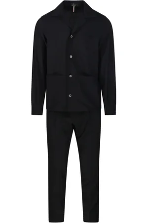 Biagio Santaniello Garnitury, Mężczyzna, Czarny, S, Elegancka kolekcja Nero Suits
