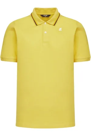 K-Way Koszulki, Mężczyzna, Żółty, M, Żółta Koszulka Polo Slim Fit Jud
