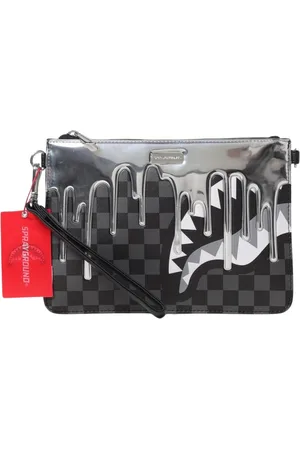 Sprayground Torebki, Mężczyzna, Wielobarwność, ONE SIZE, Kolorowy Shark Clutch Portfel