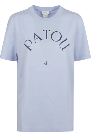 Patou Koszulki, Kobieta, Niebieski, M, Niebieski T-shirt Stylowy Design Wygodne Dopasowanie