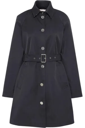 Liu Jo Płaszcze, Kobieta, Czarny, M, Mistery Navetta Polyester Coat