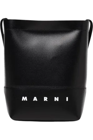 Marni Torebki, Mężczyzna, Czarny, ONE SIZE, Elegancka Czarna Torba na Ramię