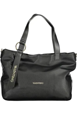 Valentino by Mario Valentino Torebki, Kobieta, Czarny, ONE SIZE, Len, Czarna Torba Damska z Polietylenu