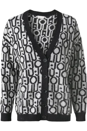 Liu Jo Swetry, Kobieta, Wielobarwność, XL, Sweter z Logo