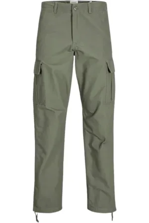 JACK & JONES Spodnie, Mężczyzna, Zielony, W30 L32, Cargo Barkley Spodnie Zielone Regular Fit