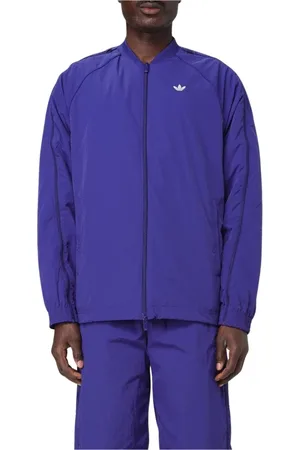 adidas Kurtki, Mężczyzna, Fioletowy, S, Fioletowy Blazer Track Jacket Zip Up