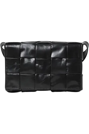 Bottega Veneta Torebki, Mężczyzna, Czarny, ONE SIZE, Plecak na ramię Intrecciato Weave