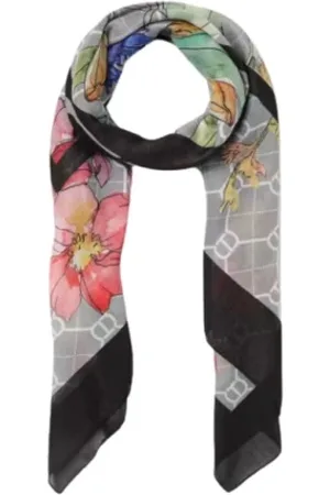 Twin-Set Akcesoria, Kobieta, Wielobarwność, ONE SIZE, Top z nadrukiem kwiatowym i owalnym