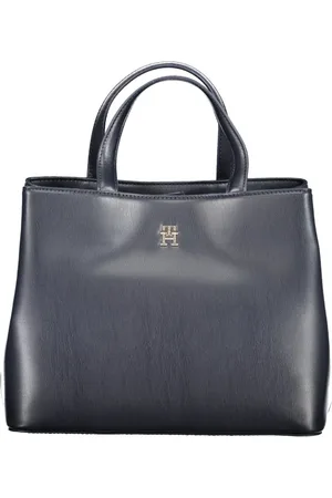 Tommy Hilfiger Torebki, Kobieta, Niebieski, ONE SIZE, Niebieska Torba Damska z Regulowanym Paskiem