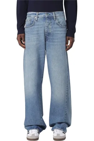 Sunflower Jeansy, Mężczyzna, Niebieski, W30, Vintage Wash Wide Leg Jeansy