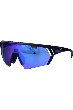 adidas Akcesoria, Mężczyzna, Niebieski, ONE SIZE, Len, Okulary Aero