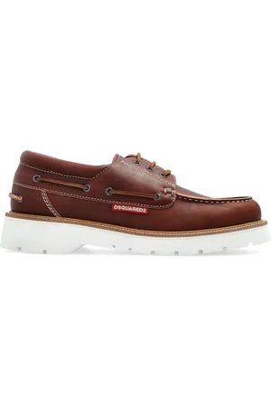 Dsquared2 Buty, Mężczyzna, brązowy, 43 EU, Skóra, Skórzane buty