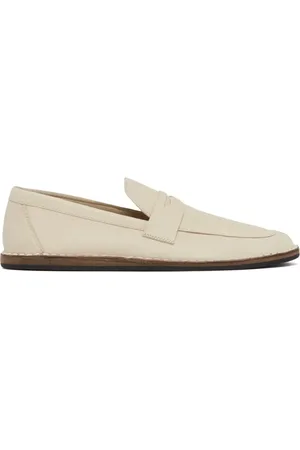 The Row Buty, Kobieta, Biały, 36 EU, Białe Skórzane Lordsy Elegancki Styl