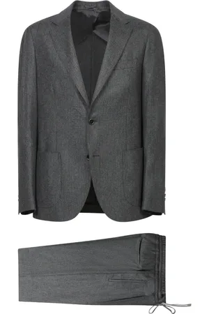 LARDINI Garnitury, Mężczyzna, Szary, L, Szary garnitur męski Aw 24