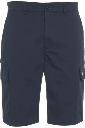 add Szorty, Mężczyzna, Niebieski, M, Bawełna, Niebieskie Szorty Bermuda Regular Fit