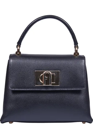 Furla Torebki, Kobieta, Czarny, ONE SIZE, Czarna skórzana torba na ramię Elegancki design