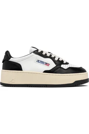 Autry Buty, Kobieta, Biały, 36 EU, Medalist Platform Sneakers