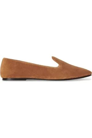 The Row Buty, Kobieta, brązowy, 37 EU, Brązowe Skórzane Lordsy Elegancki Styl