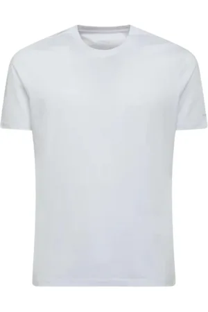 PEOPLE OF SHIBUYA Koszulki, Mężczyzna, Biały, M, Biała koszulka Slim Fit z bawełny