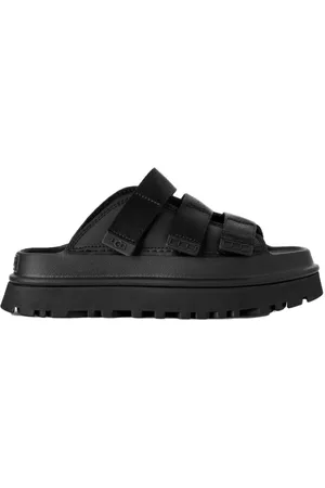 UGG Buty, Kobieta, Czarny, 36 EU, Czarna Okrągła Otwarta Sandałki