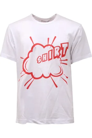 Comme des Garçons Koszulki, Mężczyzna, Biały, L, Biała Koszula Fi-T008-S22-3
