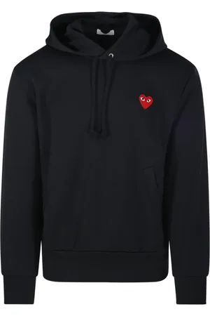 Comme des Garçons Bluzy, Mężczyzna, Czarny, L, Bluza Czerwone Serce