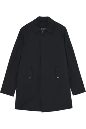 Baracuta Kurtki, Mężczyzna, Czarny, 4XS, Niebieska Kurtka z Podszewką w Kratę Fraser