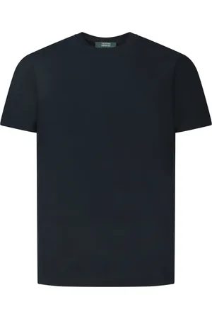 ZANONE Koszulki, Mężczyzna, Niebieski, 3XL, Niebieski T-shirt Minimalistyczny Design