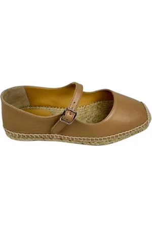 Castaner Buty, Kobieta, Beżowy, 37 EU, Nude płaskie espadryle sandały