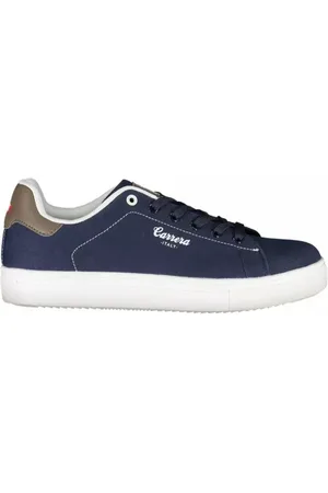 Carrera Buty, Mężczyzna, Niebieski, 43 EU, Skóra, Niebieskie Eco Skórzane Męskie Sneakers