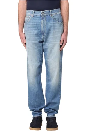 Dondup Jeansy, Mężczyzna, Niebieski, W30, Denim, Klasyczne jeansy z prostą nogawką