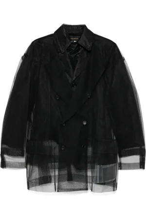 Comme des Garçons Kurtki, Kobieta, Czarny, M, Czarne Kurtki dla Stylowego Wyglądu