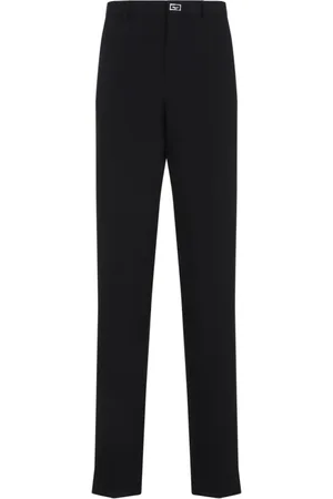 Givenchy Spodnie, Mężczyzna, Czarny, L, Czarne Wełniane Spodnie Stylowe